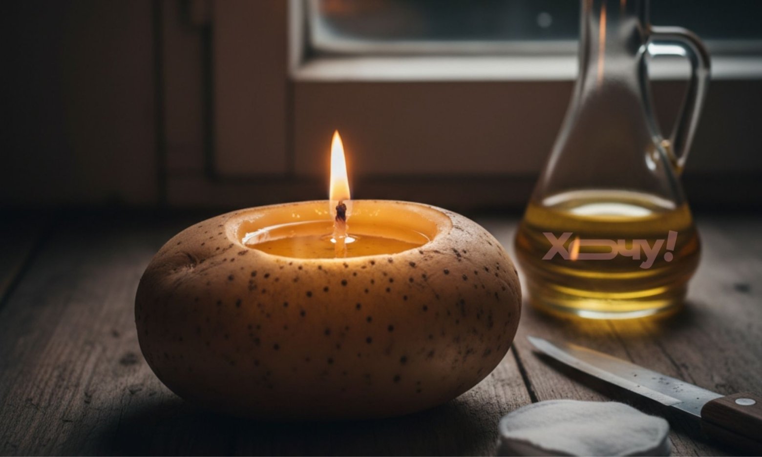 Забудьте про дорогі свічки: як зробити «вічний» ліхтарик із картоплини за 5 хвилин