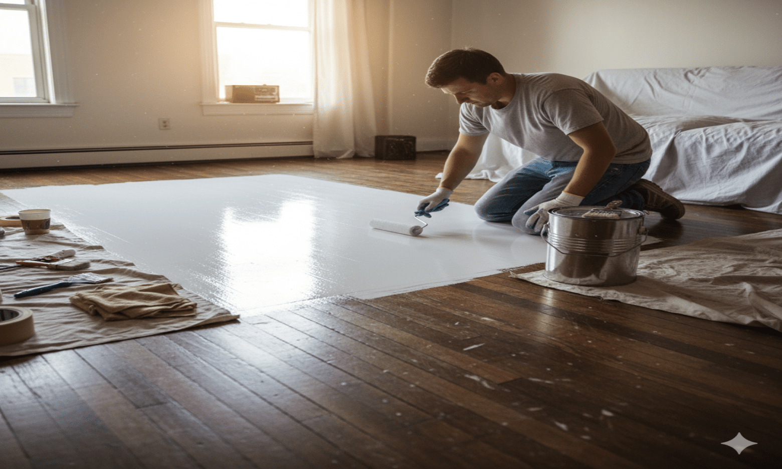 Пофарбована підлога — головний тренд 2026 року: як зробити це правильно